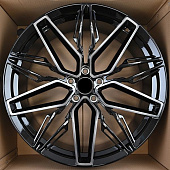 Диск KoKo Kuture YH3045 8,5x20 5*114,3 Et:38 Dia:67,1 Gloss Black Brush With Dark Tint