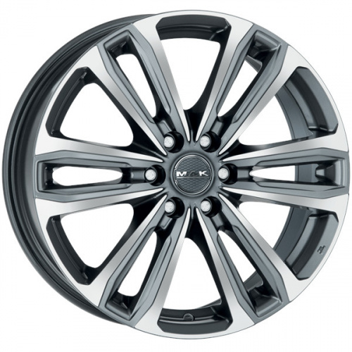 Диск MAK Safari 6 7,5x17 6*139,7 Et:48 Dia:92,3 Gunmetal Mirror Face
