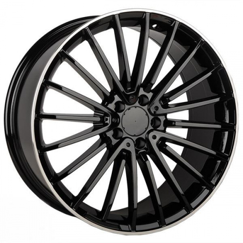 Диск KoKo Kuture K0235 9,5x20 5*112 Et:43 Dia:66,6 Gloss black with lip polish