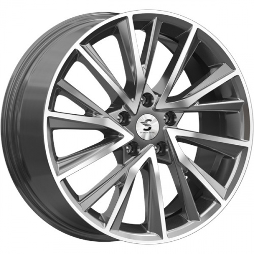 Диск Premium Series КР010 7,5x18 5*112 Et:40 Dia:57,1 Diamond Gloss Graphite