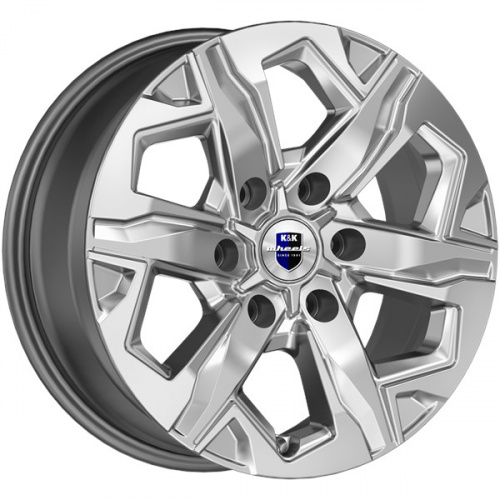 Диск K&K Тейт 7,5x17 6*139,7 Et:45 Dia:93,1 дарк платинум