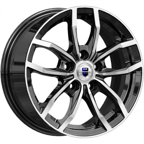 Диск K&K Фрост 6,5x15 5*114,3 Et:42 Dia:67,1 алмаз чёрный