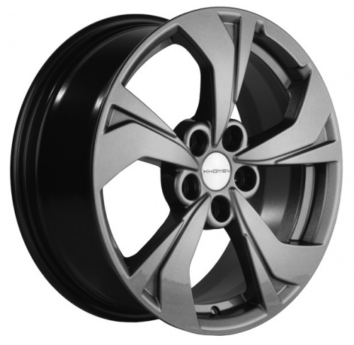 Диск Khomen 1724 7x17 5*110 Et:46 Dia:63,3 Gray