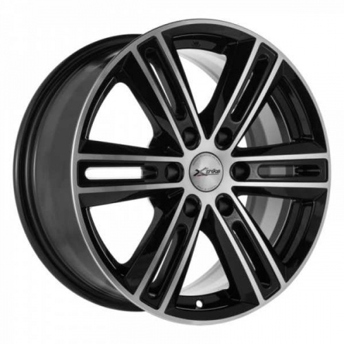 Диск X'trike X-124 7,5x17 6*139,7 Et:36 Dia:100,1 BK/FP