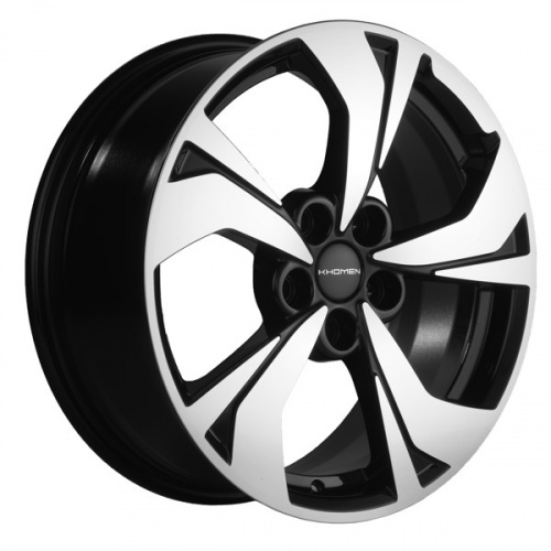 Диск Khomen 1724 7x17 5*114,3 Et:45 Dia:60,1 Black-FP