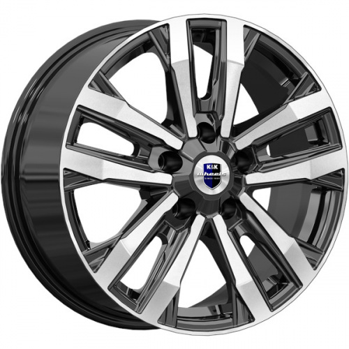Диск K&K Мичиган 8x18 5*130 Et:43 Dia:84,1 алмаз чёрный