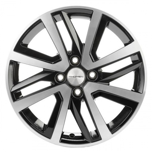 Диск Khomen 1609 6x16 4*100 Et:48 Dia:54,1 Black