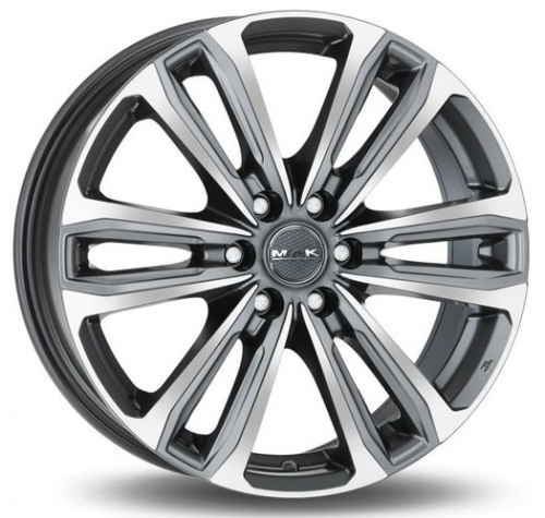 Диск MAK Safari 6 8x18 6*114,3 Et:50 Dia:66,1 Gun Met-Mirror Face