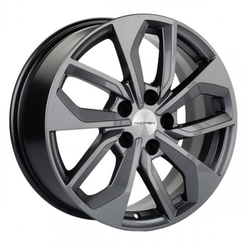 Диск Khomen 1703 7x17 5*110 Et:46 Dia:63,3 BLACK-FP