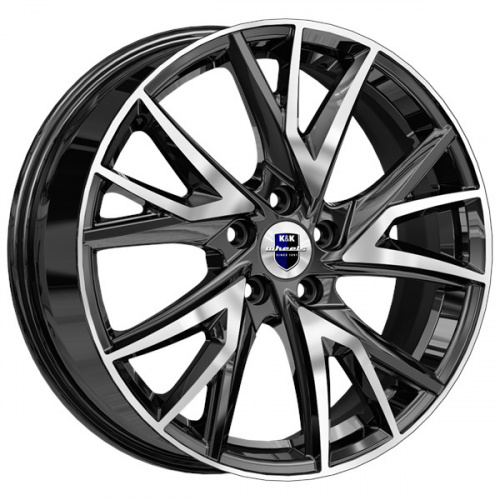 Диск K&K Кайлас 6,5x18 5*112 Et:43 Dia:66,6 алмаз чёрный
