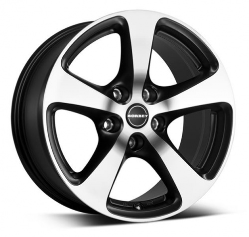 Диск BORBET CC 7x16 5*115 Et:40 Dia:70,1 Schwarz polished matt