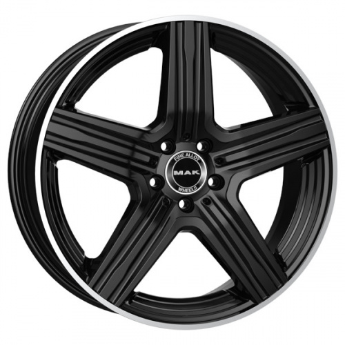 Диск MAK Lewis 9x18 5*112 Et:42 Dia:66,6 Gloss Black Mirror Ring