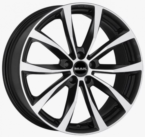 Диск MAK WOLF 7,5x17 5*110 Et:30 Dia:65,1 Gloss Black
