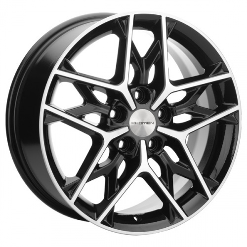 Диск Khomen 1709 7x17 5*114,3 Et:44 Dia:67,1 BLACK-FP