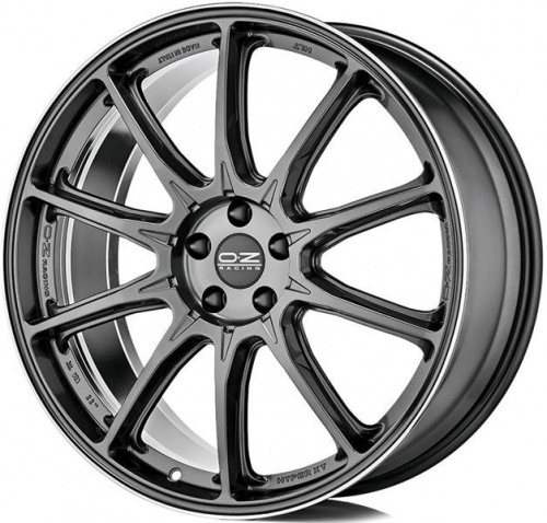 Диск OZ Hyper XT HLT 9x21 5*112 Et:37 Dia:79 Star Graphite Diamond Lip