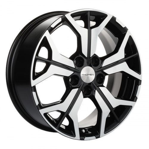 Диск Khomen 1715 7x17 5*114,3 Et:45 Dia:67,1 Black-FP