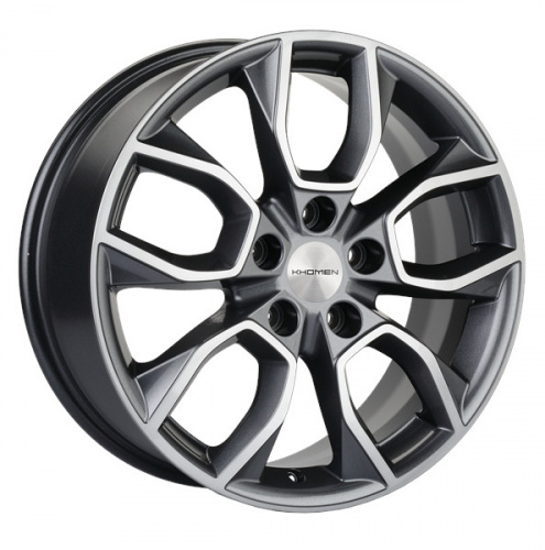 Диск Khomen 1713 7x17 5*114,3 Et:53 Dia:67,1 Gray-FP