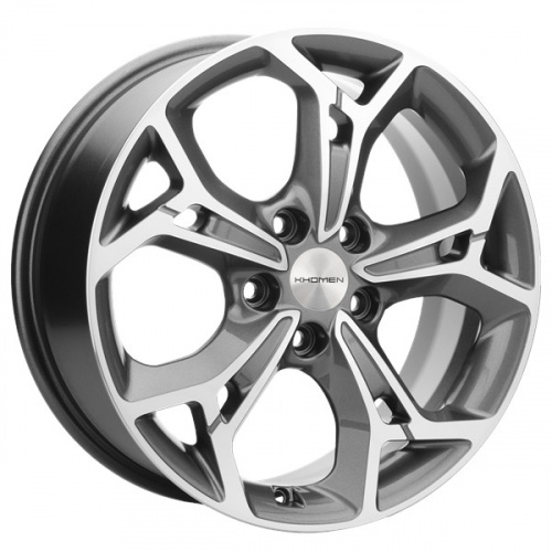 Диск Khomen 1702 7x17 5*108 Et:50 Dia:63,35 Gray-FP