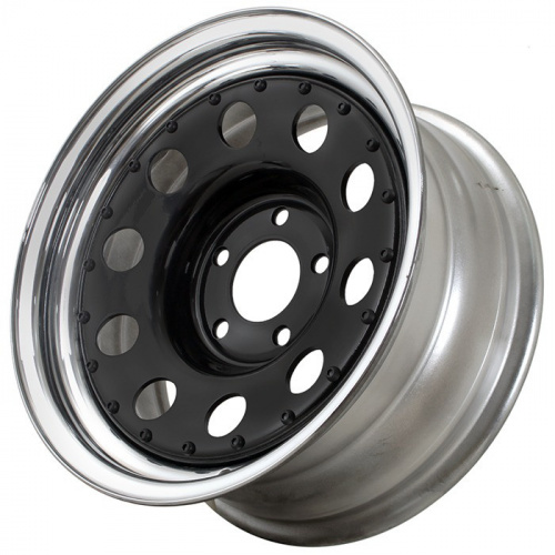 Диск Grizzly SW04 8x16 5*139,7 Et:0 Dia:110,1 Black Inner + Chrome Outer Rim