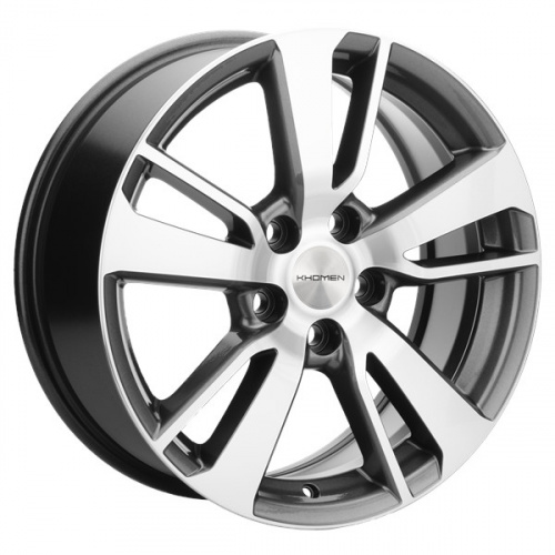 Диск Khomen 1704 7x17 5*114,3 Et:43,5 Dia:67,1 Gray-FP