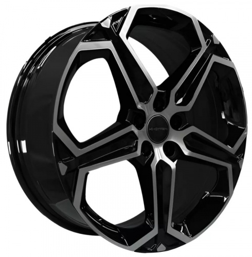 Диск Khomen KHW1909 7,5x19 5*112 Et:32 Dia:66,6 Black-FP