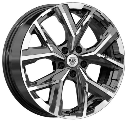Диск K&K Айона 6,5x18 5*114,3 Et:45 Dia:67,1 алмаз чёрный