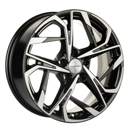 Диск Khomen 1716 7x17 5*114,3 Et:49 Dia:67,1 Black-FP