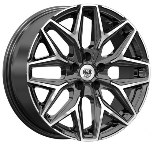 Диск K&K Ариус (КС1187) 7x17 5*108 Et:32 Dia:65,1 алмаз чёрный
