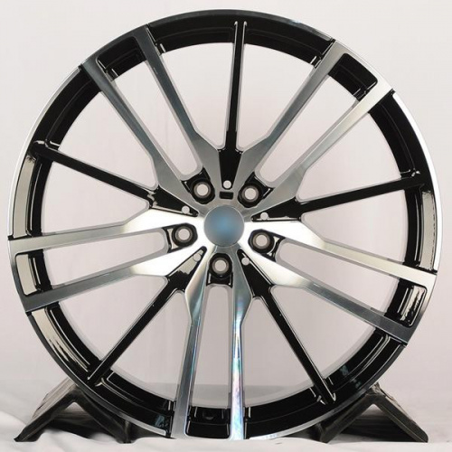 Диск RGW RGW476 9,5x22 5*112 Et:30 Dia:66,6 Gloss Black Machine Face