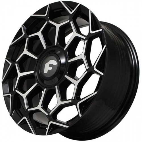 Диск Kipardo KF65 7,5x17 4*98 Et:38 Dia:73,1 Gloss Black Machined Face
