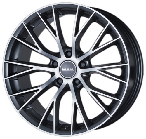 Диск MAK MUNCHEN 8,5 x 19 5*120 Et: 37 Dia: 72,6 Gun Metallic-Mirror Face