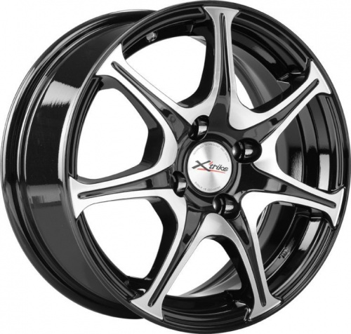 Диск X'trike X-110 6 x 14 4*100 Et: 35 Dia: 67,1 BK/FP