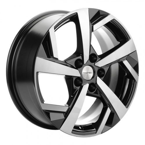 Диск Khomen 1712 7 x 17 5*112 Et: 43 Dia: 57,1 BLACK-FP
