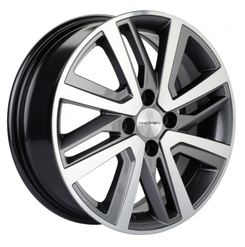 Диск Khomen 1609 6 x 16 4*100 Et: 50 Dia: 60,1 GRAY-FP