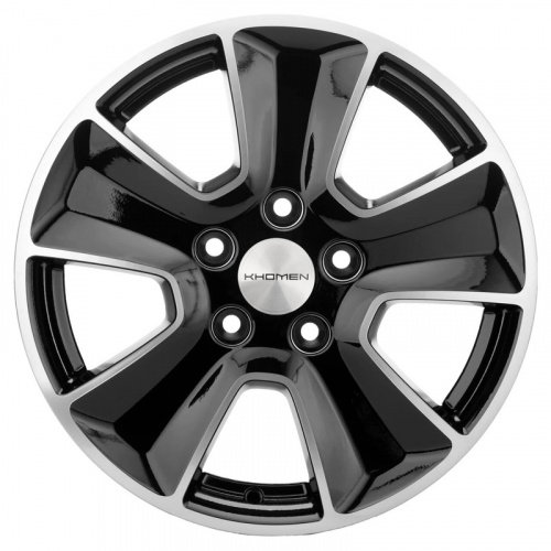 Диск Khomen 1601 6,5 x 16 5*114,3 Et: 50 Dia: 67,1 Black-FP