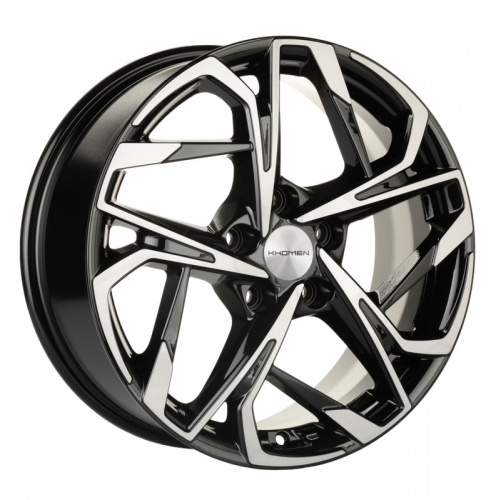 Диск Khomen 1716 7 x 17 5*114,3 Et: 48 Dia: 67,1 Black-FP