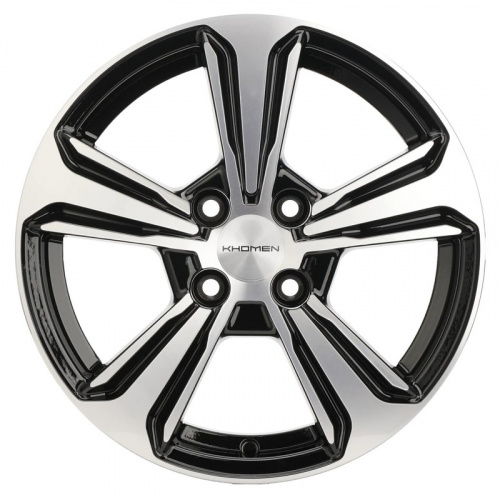 Диск Khomen 1502 6 x 15 4*100 Et: 48 Dia: 54,1 BLACK-FP