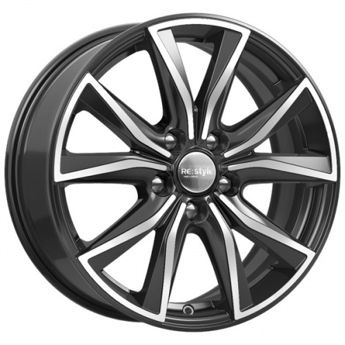 Диск K&K KC867 7 x 17 5*114,3 Et: 48,5 Dia: 67,1 Алмаз черный