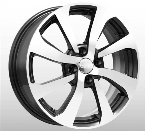 Диск K&K КС893 6 x 16 4*100 Et: 52 Dia: 54,1 алмаз чёрный