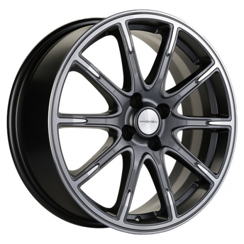 Диск Khomen 1707 6,5 x 17 4*100 Et: 41 Dia: 60,1 Gray-FP