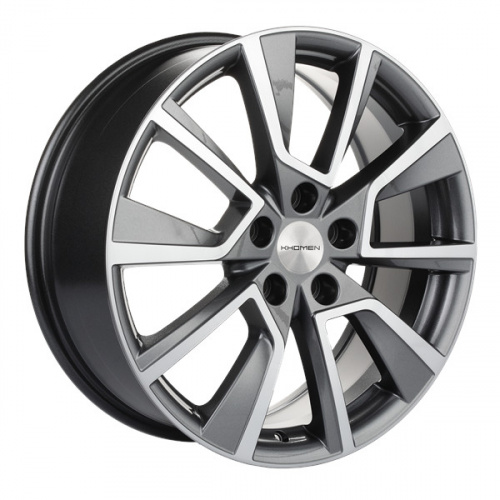 Диск Khomen 1802 7 x 18 5*114,3 Et: 37 Dia: 66,5 Gray-FP