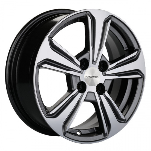 Диск Khomen 1502 6x15 4*100 Et:46 Dia:54,1 G-SILVER-FP