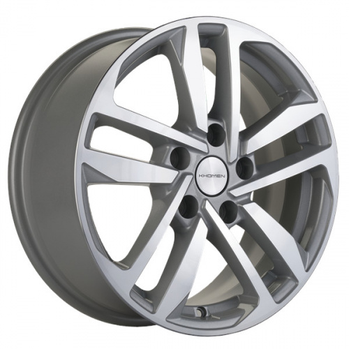 Диск Khomen 1612 6,5x16 5*100 Et:39 Dia:57,1 Silver-FP