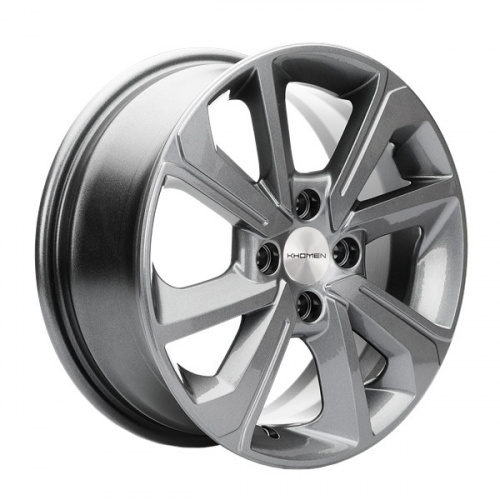 Диск Khomen 1501 6x15 4*100 Et:37 Dia:60,1 Gray