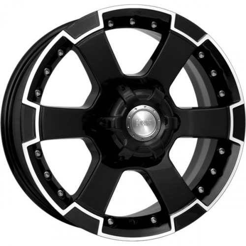 Диск K&K M56 7x16 6*139,7 Et:38 Dia:92,5 алмаз черный
