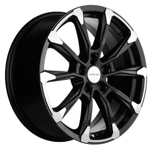 Диск Khomen 1808 7,5x18 5*114,3 Et:38 Dia:67,1 Black-FP