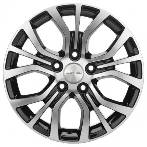 Диск Khomen 1608 6,5x16 5*114,3 Et:38 Dia:60,1 Black-FP