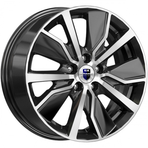 Диск K&K Гамбит 6,5x16 5*112 Et:50 Dia:57,1 алмаз чёрный