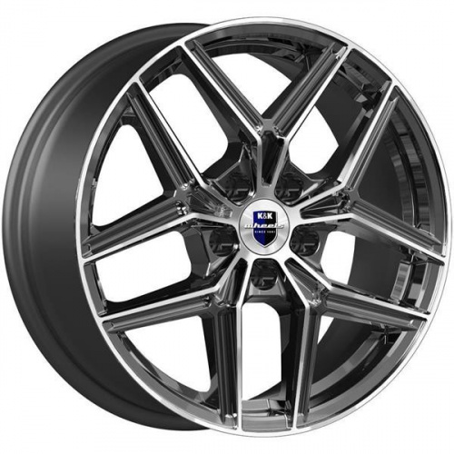 Диск K&K Юнион 7x17 5*108 Et:50 Dia:63,3 алмаз чёрный