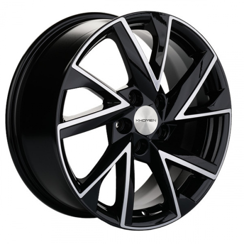 Диск Khomen 1714 7x17 5*108 Et:45 Dia:60,1 Black-FP